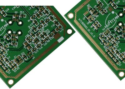 4 Layer Rogers Mixed FR4 Wifi Antenna pcb boards With 5.8 GHz 3 Oz Copper Through Hole Via