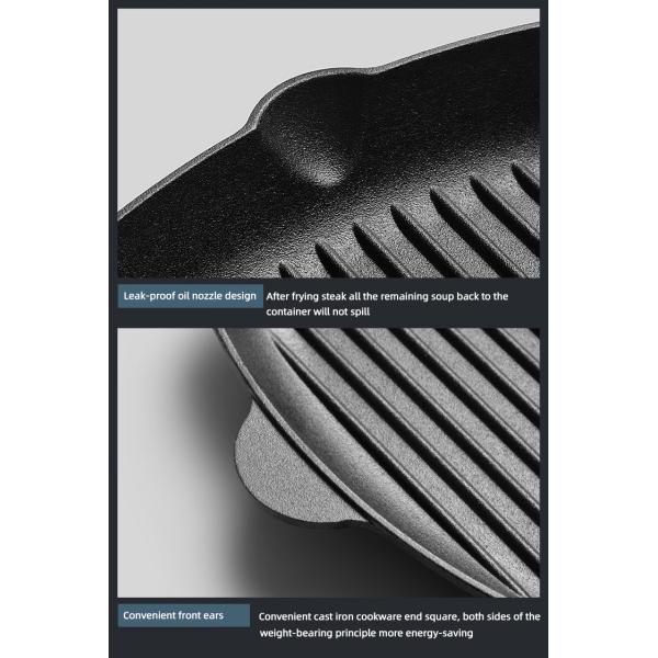 Варящ литое железо лотка гриля Stovetop кухни не вставьте современный дизайн