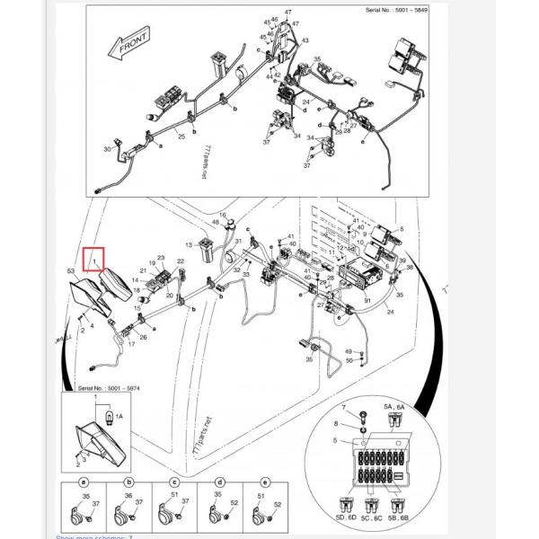 Doosan Excavator Part 300426-00010 K1047760 Display Panel DX300LC DX340LC DX350LC DX380LC DX210W DX190W DX170W Monitor