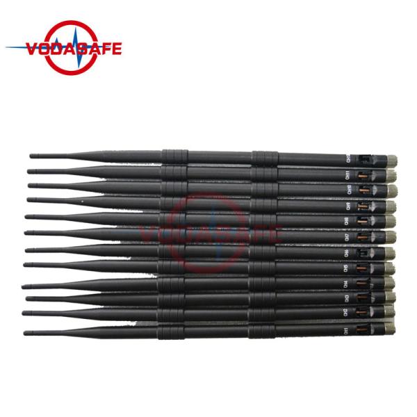 12 - Way Cell Phone Signal Blocker Sweep Jamming Type With 6 - 8W / Band Output Power