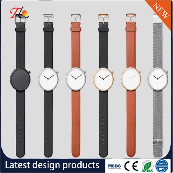 Wholesale PU Women's Watch PU Band Alloy Shell Fashion Watch Simple Style Monochrome Watch Classic Style Can Be Customiz