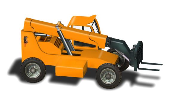 China fez o telehandler de levantamento da altura de 4.5ton 4WD Cummins Engine 93KW 8m