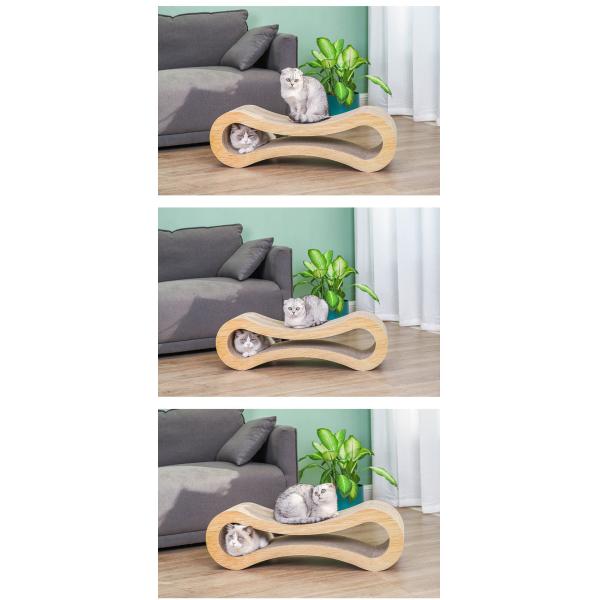 Sale Interactive Durable Corrugated Cardboard Cat Scratching Post Sustainable Solution