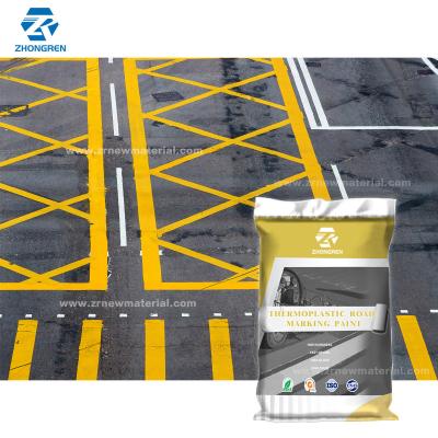 Peinture de marquage routier réfléchissante résistante aux fissures, sans plis, imperméabilisante