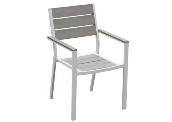 Anti Fading Poly Wood Armrest Restaurant Tables And Chairs