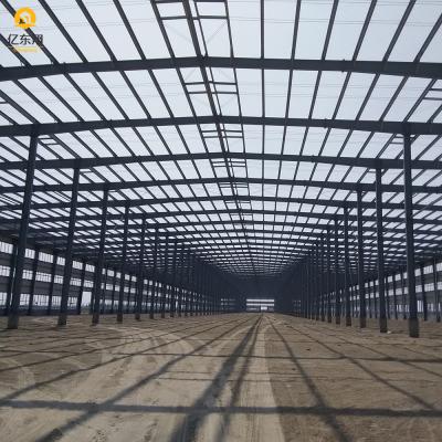Glass Magnesium Board Floor Design Concept Prefabricated Metal Building With Large Span