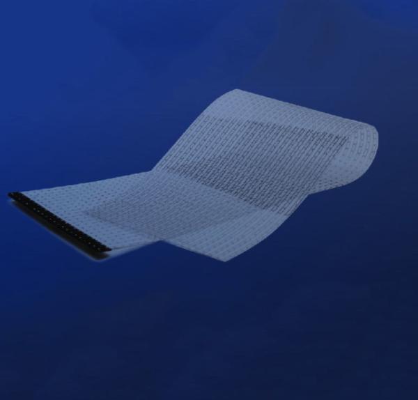 Customized P7.8mm Soft Led Transparent Film Screen Stick On Window Glass