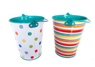 Wholesale Custom Tin Ice Bucket Galvanized Metal Beer Whisky Wine Cooler For Bar Champagne Brandy VODKA Ice Bucket Beer
