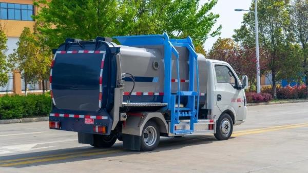 Urban Waste Management Solution Pure Electric 4.5 Cubic Meter Kitchen Waste Collection Truck to Meet Custom's Requirement