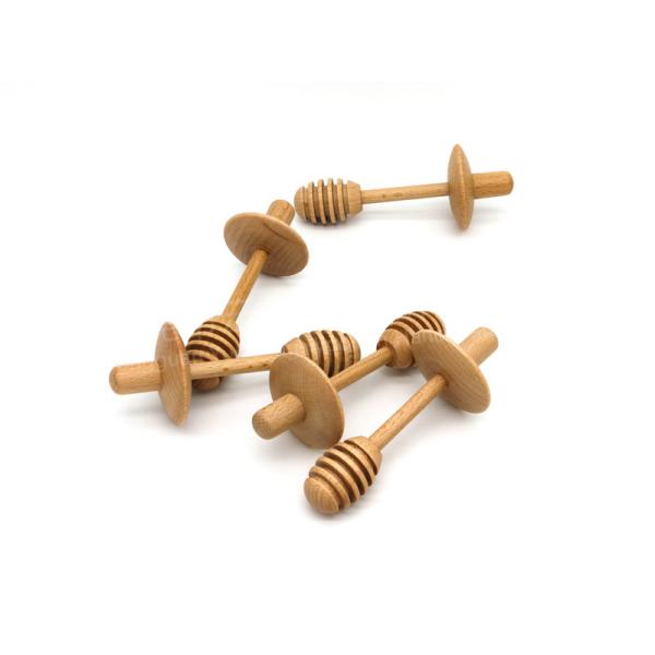 Customized Logo Wooden Muddler Individually Wrapped  Wedding Party  Honey Dipper Sticks