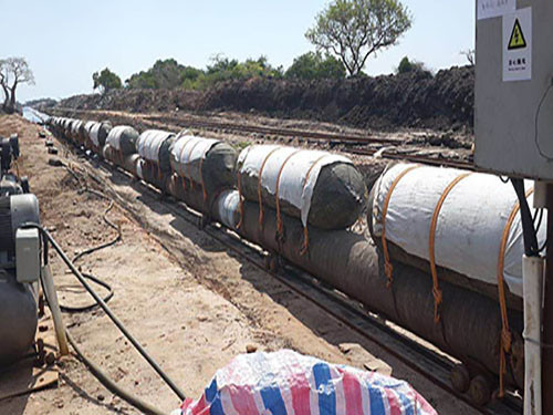 Подъем длины 8m резиновый морской кладет пловучесть в мешки воздушной подушки морского спасения имущества высокую