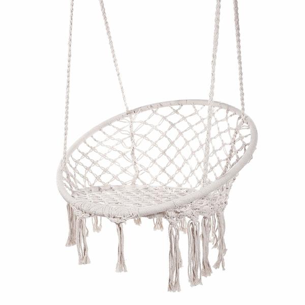 Hammock Área de Jardim Swing Chair Jardim Macrame Swing Hanging Chair Hammock para animais de estimação