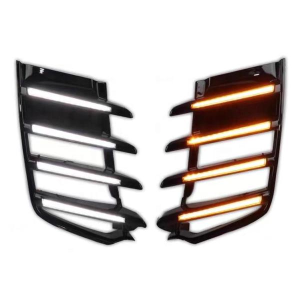 Advanced ABS LED Turn Signal Fog Lamp Cover for Toyota Land Cruiser LC300 2022 2023