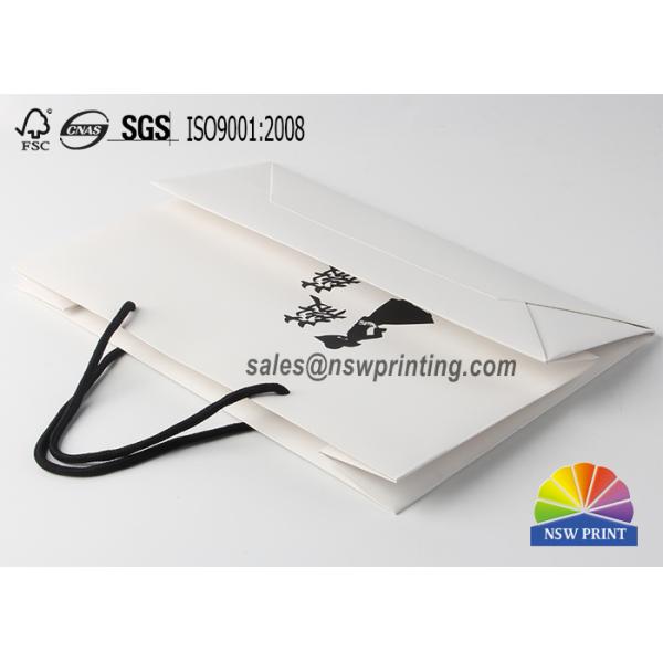 хозяйственные сумки белого картона 210ГСМ изготовленные на заказ бумажные для ткани