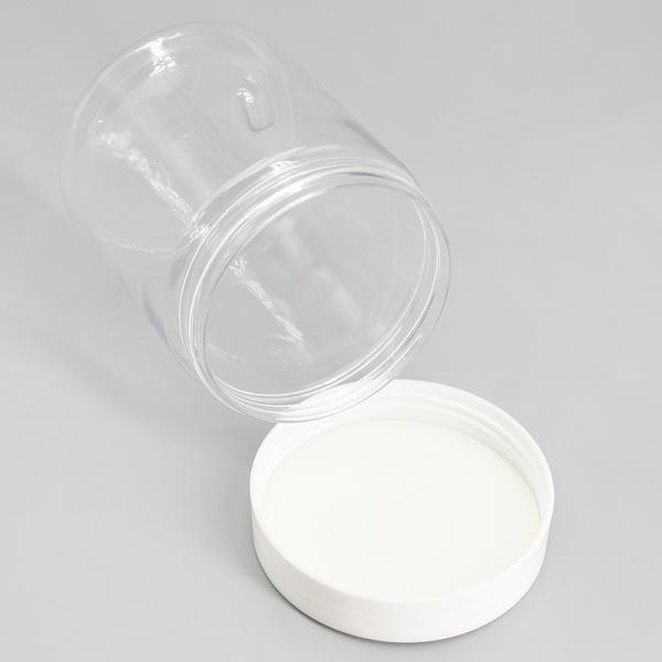 Recipientes 250ml cosméticos vazios transparentes do armazenamento 83mm dos petiscos