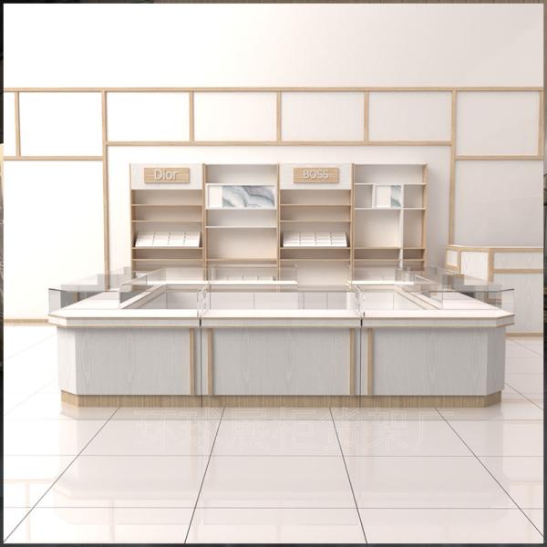 Wood Jewelry Necklace Display Stand Cabinet for Retail Shops Studio Painting Holder