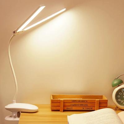 Clip 4000mAH Clamp LED Desk Lamp DC5V Led Eye Protection Table Lamp
