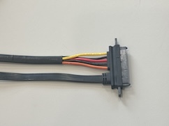 SATA 15Pin Power Connector Y Splitter Cable – 1 to 2 Female Electrical Wire Harness for HDD / SSD / Server Power Distribution