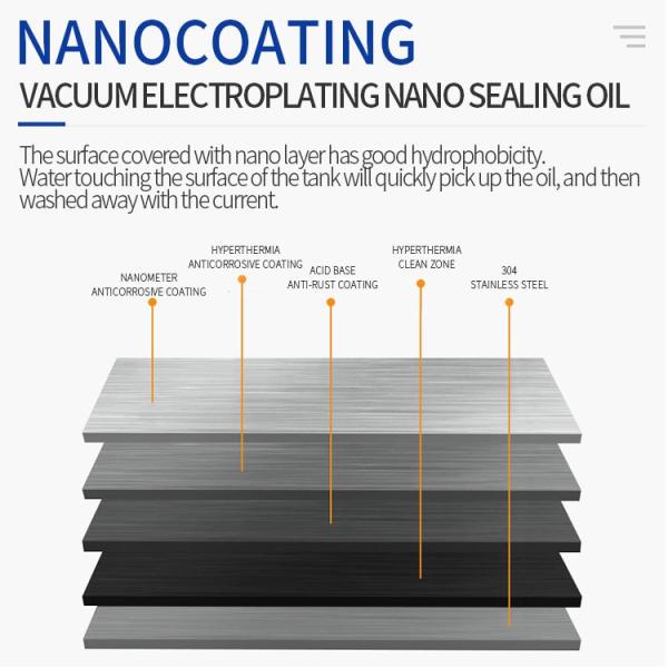 Nano Silver Single Slot Stainless Steel Kitchen Sink Inner Basin Size 660*405mm