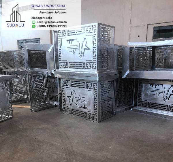 SUDALU Aluminum Air Conditioner Protection Cover made with 3003, 1100 Serie Aluminum Panel