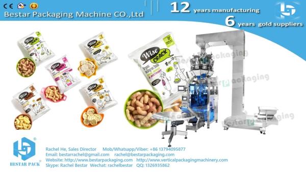 How To Make Snack Pouch, Bestar Hot Sale Weighing Packaging Machine BSTV-550AZ