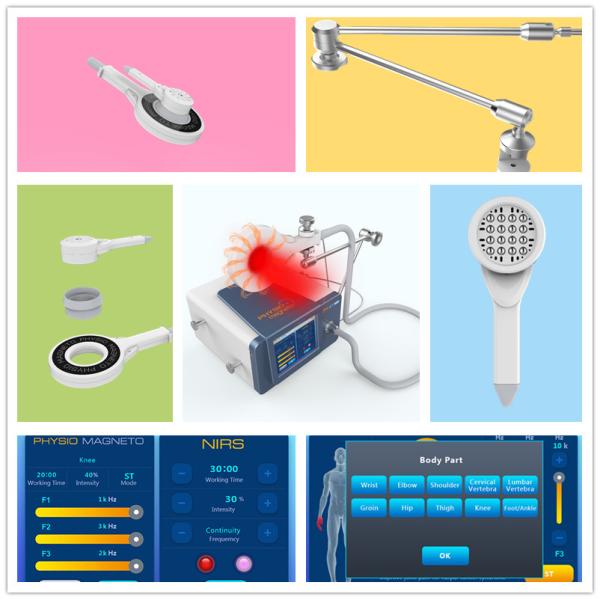 машина магнитотерапии 620НМ с прибором терапией облегчения боли Физио Магнето системы водяного охлаждения 4 Тесла