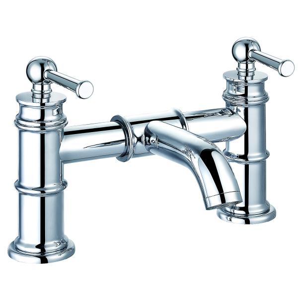 Modern Style Bathroom Basin Mixer Faucet with Double Handle T8344A