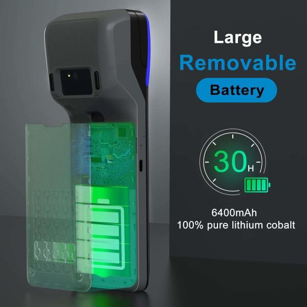 Батарея Android Nfc Pos Machine 58 мм принтер с предварительной установкой Google Play