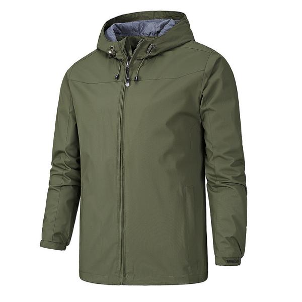 Custom Logo Blank Waterproof Windbreaker Jackets Plus Size Men's Tracksuit Jacket XMAMLON