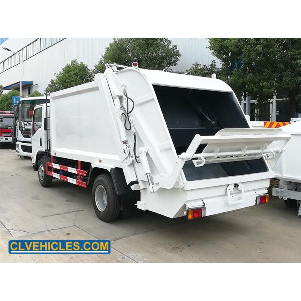 700P 190hp ISUZU Garbage Truck Compressed Rubbish Power Steering