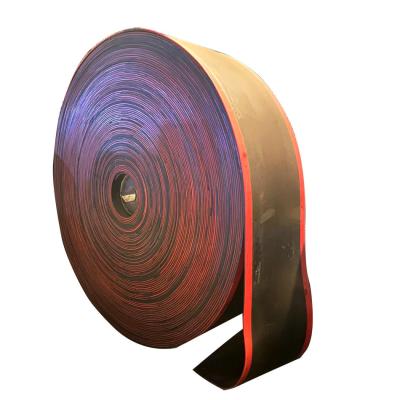 ISO340 EP Cinturão transportador de minas de carvão resistente ao fogo em borracha preta para altas temperaturas