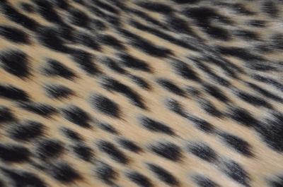 leopard print Mixed Jacquard Long Haired Fur Fabric Acrylic Fake Mink