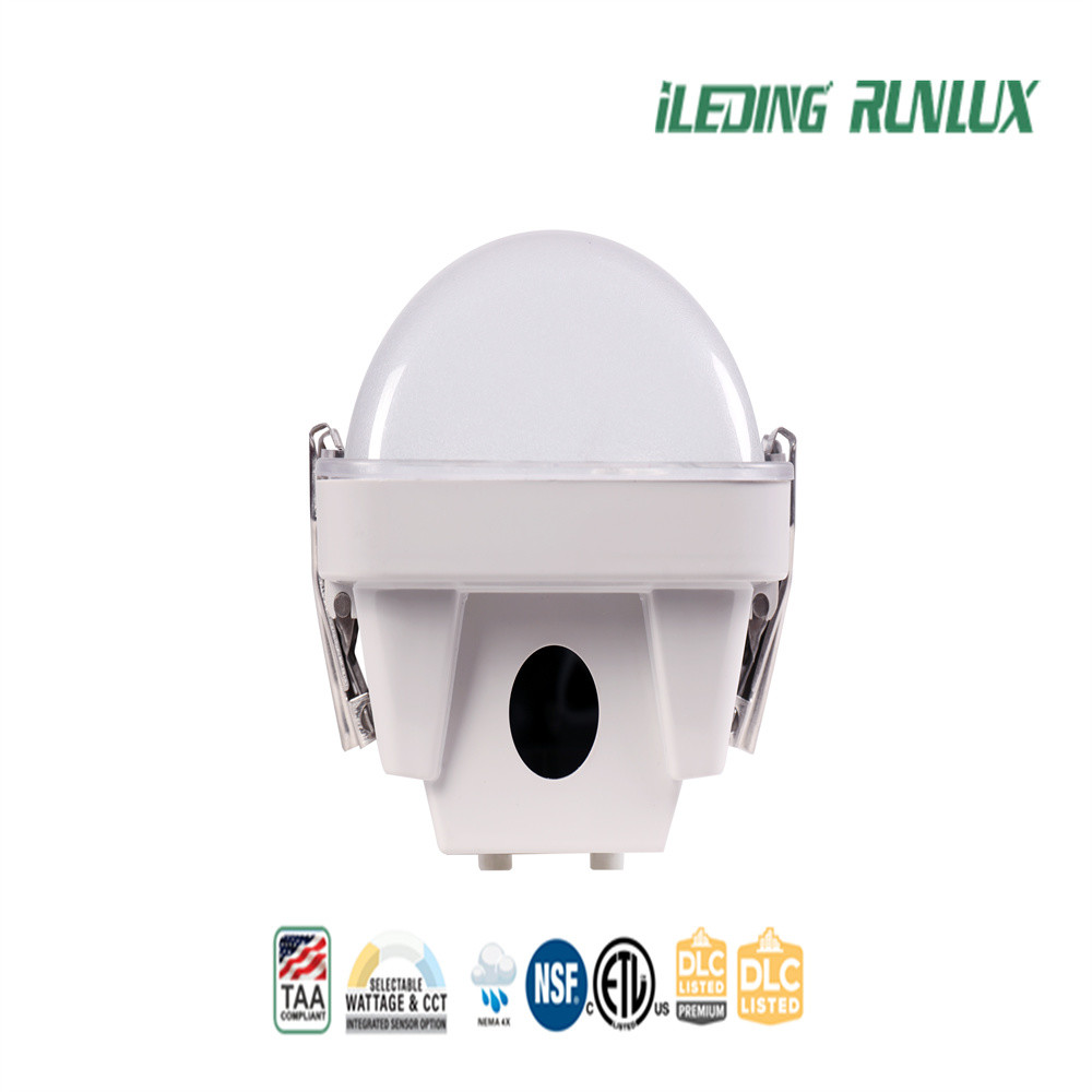 80CRI IP66 2FT 4FT 8FT LED Tri Proof Light With Switchable Color Temperature