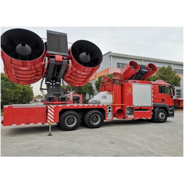 Super-large Smoke Exhaust and Dust Removal Fire Fighting Truck 6*4 Drive 28 Tons
