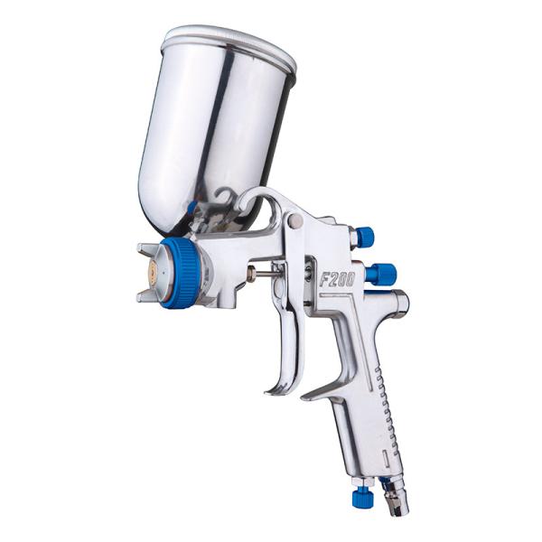 PRO Aluminum Paint Air Spray Gun Gravity Feed 1.5mm Nozzle 400ml Cup 1/4Inlet