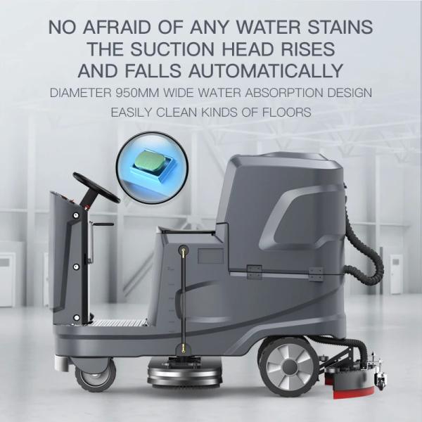 YZ-X5 China Proveedor Conducción de la máquina de lavado de pisos sin cable comercial automático