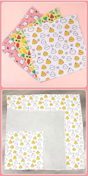 Wholesale Multifunctional Self-Adhesive Cat Wrap Cloth - Cartoon Graffiti Design for Pet Grooming, Bathing, and Calming | Factory Direct