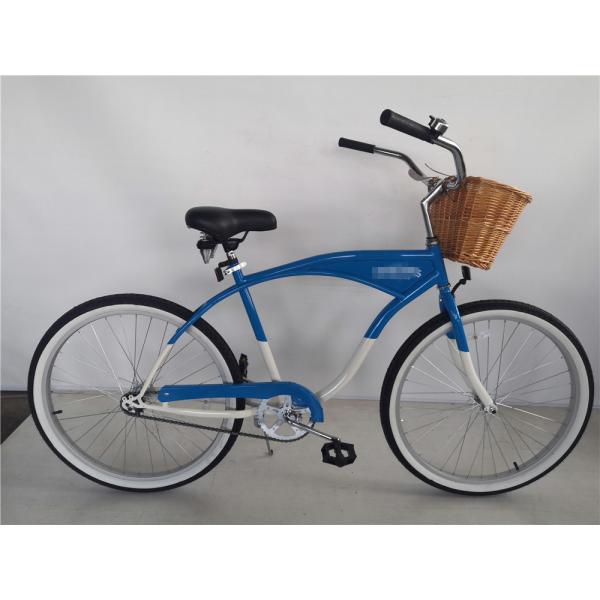 Steel Fork Material Adult Single Speed Men Beach Cruiser Bike 26 Inch for Promotion