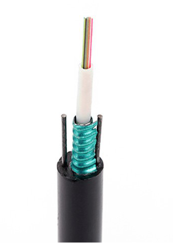 Кабель стального ядра ленты 4 бронированный, на открытом воздухе подземный кабель волокна