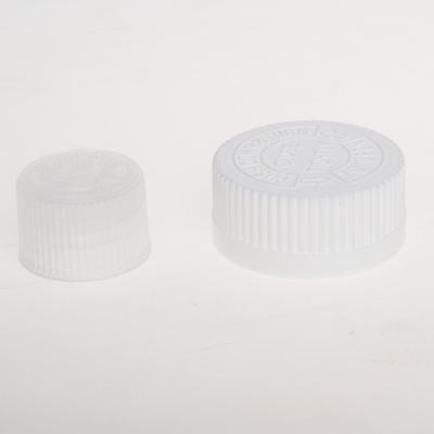 Round Screw Top Cap Ribbed Child - Resistant Customized Color For Bottle