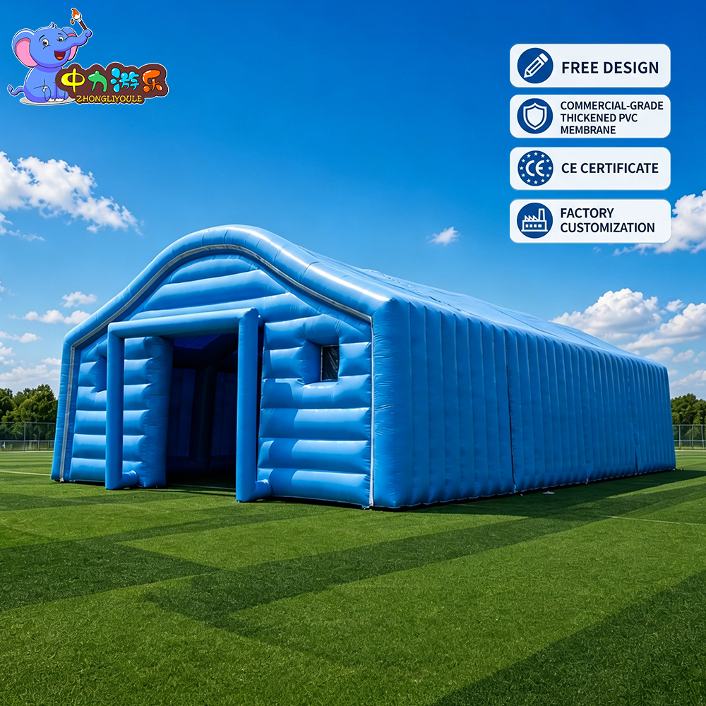 Custom Giant Inflatable Tent Enclosed Air Beam Sports Hall for Football Training, Sports Clubs, Schools, Coaching Centers and Commercial Indoor Activities