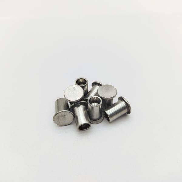 316L Stainless Steel Flat Head Semi-Tubular Rivets ISO 15977