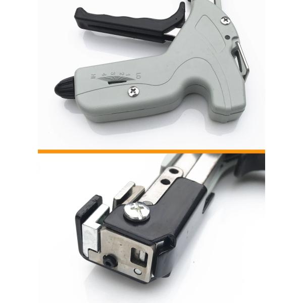Professional Screw Type Cable Tie Pliers and Stainless Steel Banding Gun Tool for Cable Tie Range 1