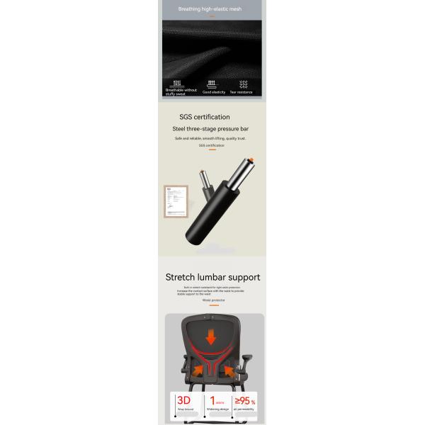 Y Mail Packing High Back Swivel Computer Chair for Home Office Эргономический стул для учебы