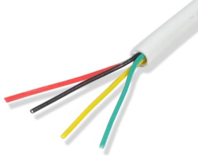 Unshielded 0.22mm2 Security Alarm Cable Stranded Copper Conductor PVC Jacket