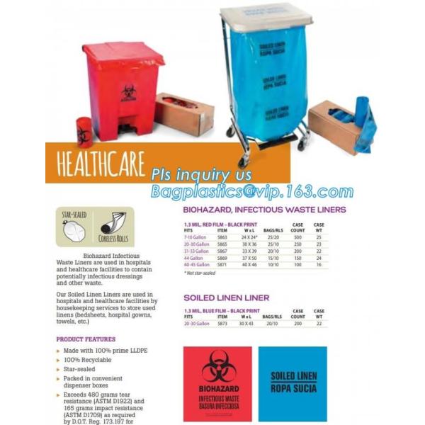 Burial Asbestos Bags, Contractor, Industrial, Outdoor, Storage And Removal, Adult Size Economical Heavy Duty