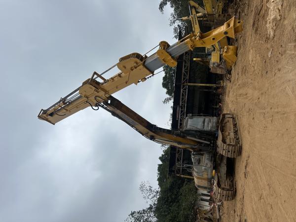 35M Telescopic Excavator Boom Arm Q355B for 20-50Ton Excavators