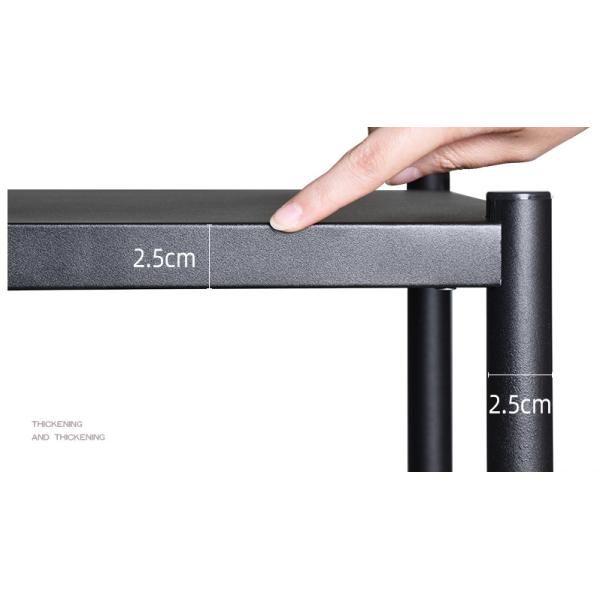 Stainless Steel Kitchen Shelf Floor Microwave Rack Oven Cooker Refrigerator Slot Storage Rack Multi-Layer