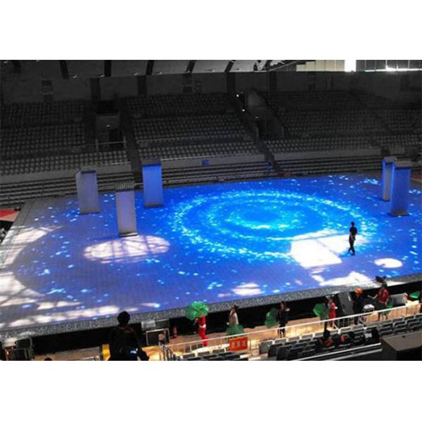 Active LED Dancing Floor Interactive Screen IP65 Waterproof Front Service