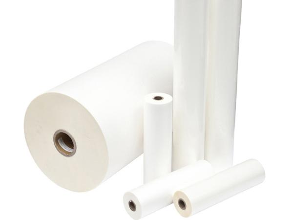 PET 350mm Width Multiply Thermal Lamination Film Roll 17 Mic Glossy